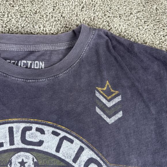 Affliction Shirt Mens 2XL American Patriot Bald Eagle Graphic Distressed USA Fla - Picture 6 of 12